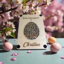 Holzkarte zu Ostern: Stilvolle Geldgeschenke personalisiert mit Namen – Die perfekte Geschenkidee für deine Liebsten!